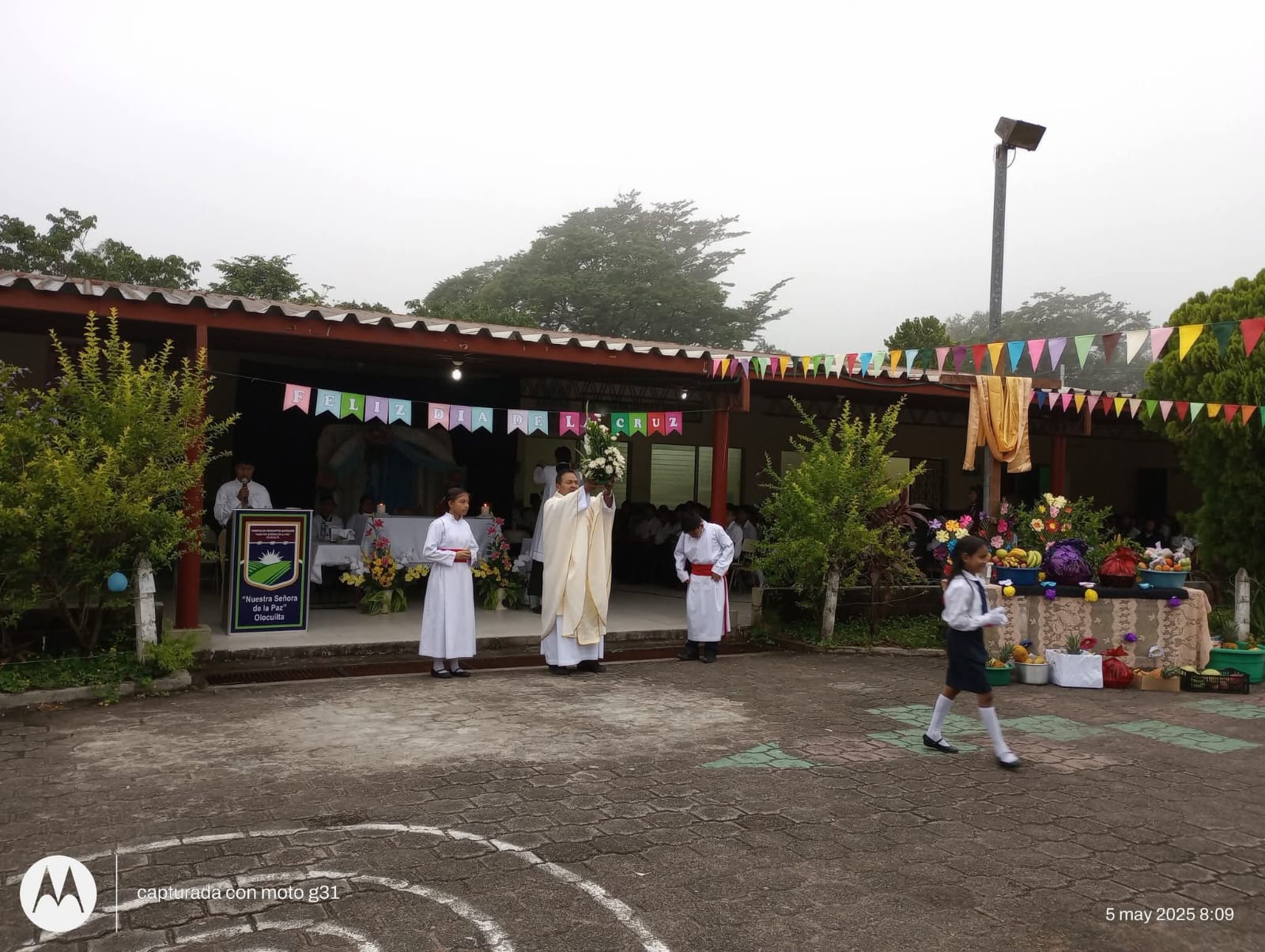 Vista de la escuela